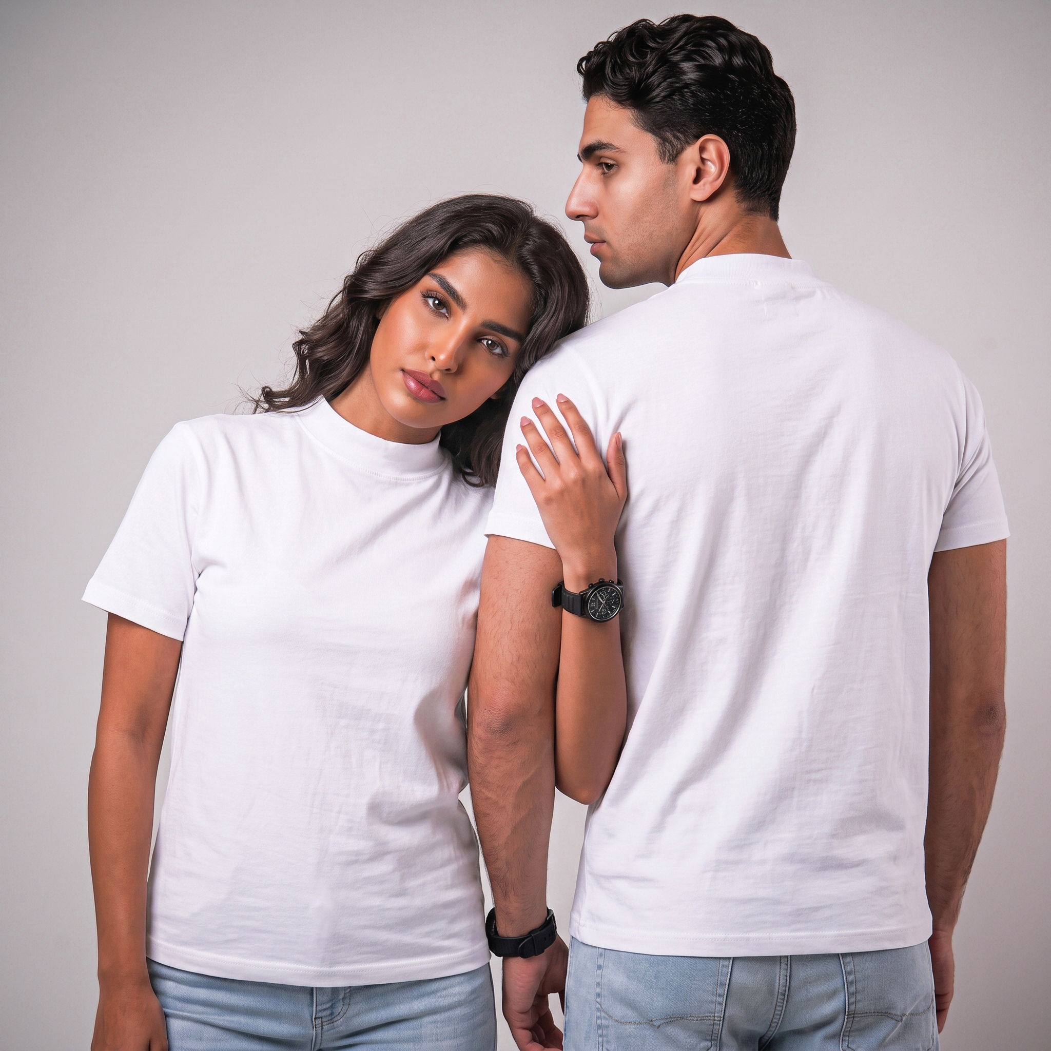 Mock Neck Basic Tee