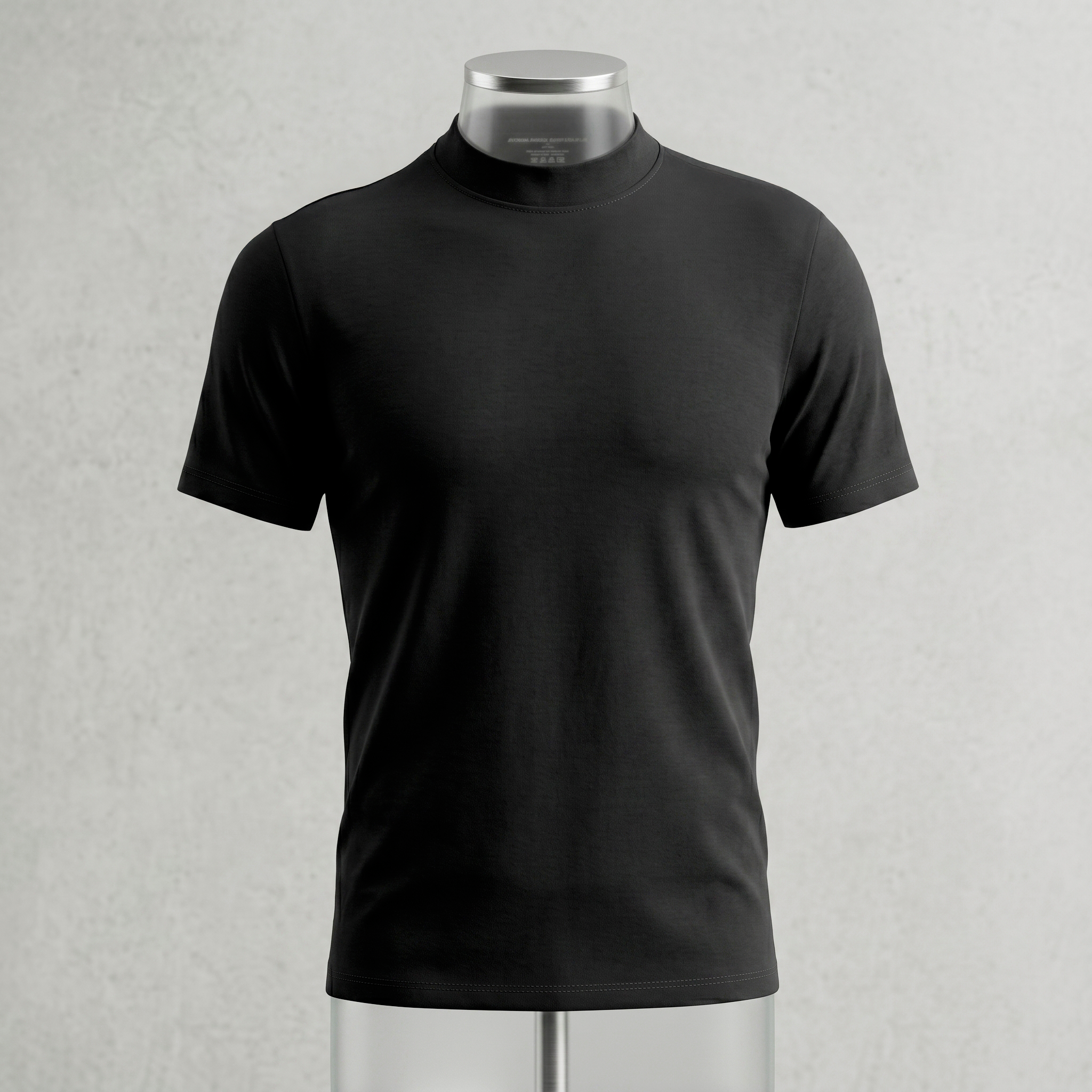 Mock Neck Basic Tee